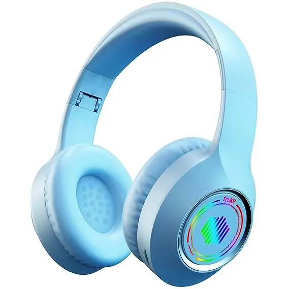 Truke Gaming Headphone with 10H of Playtime,(Sky Blue)